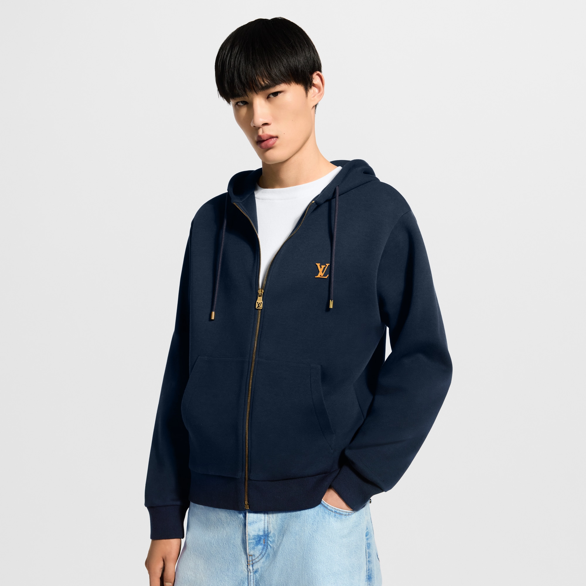 Zippered Hoodie With Signature - New In Men | LOUIS VUITTON